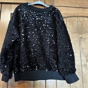 NWOT Zara Girls Sequin Sweatshirt